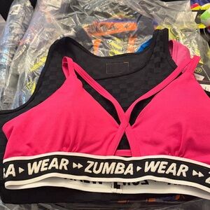 Zumba Fitness Hot Pink Sports Bra
